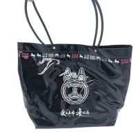 Wholesale Net Red pvc summer beach waterproof clear transparent plastic with cartoon printing colorful tote shopping bag