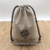 Light Brown Cotton Gift Packaging Bag